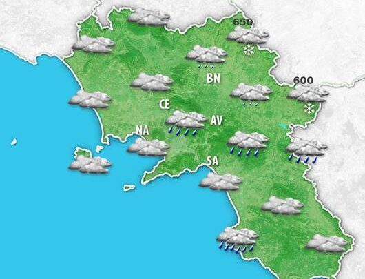Meteo Campania – Clima ancora freddo e instabile con neve a quote collinari. La previsione fino al weekend