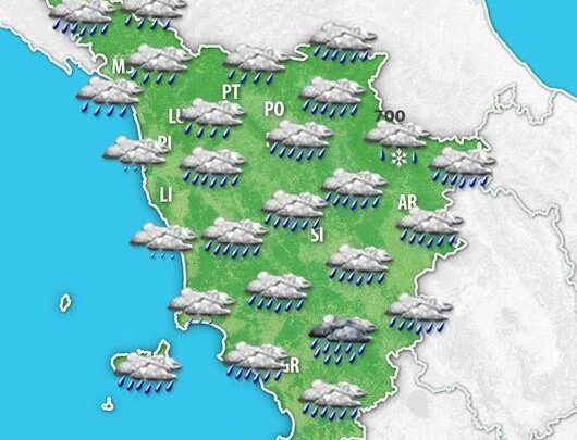 Meteo Toscana: impulso artico in arrivo, prossima settimana con freddo e neve a bassa quota