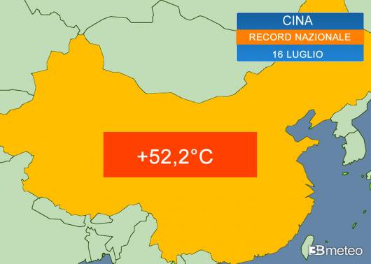Cronaca meteo. Caldo record in Cina, oltre 52°C. Storica ondata di caldo sugli USA