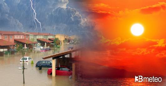 Meteo – L’altra faccia del caldo anomalo, alluvioni e temporali disastrosi affiancano le temperature eccezionali