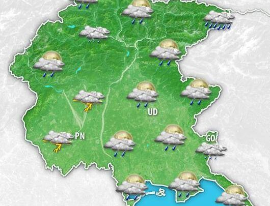 Meteo Friuli VG. Ancora qualche giorno di gran caldo, ma da domenica prime piogge in arrivo. Lunedì temporali e netto calo delle temperature