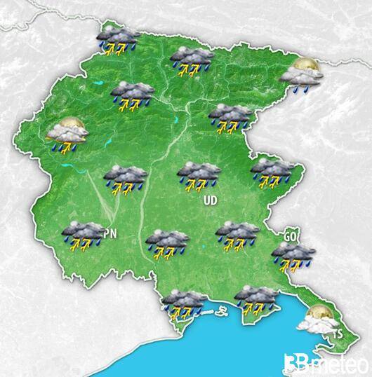 Meteo Friuli-Venezia Giulia: settimana all’insegna della variabilità, tempo a tratti instabile tra giovedì e venerdì