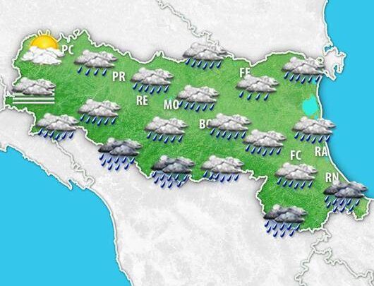 Meteo Emilia Romagna. Perturbazione in transito martedì con piogge, neve in Appennino, calo termico e venti in rinforzo. Poi torna il bel tempo