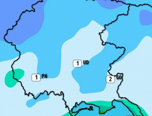 Meteo Friuli Venezia Giulia. Irruzione artica nel weekend, con brusco calo delle temperature, vento forte e locali nevicate