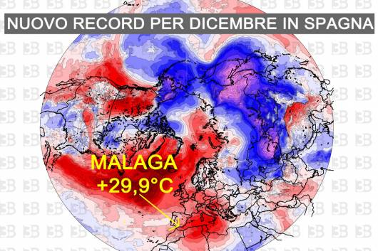 Cronaca meteo. Caldo record in Spagna, quasi 30°C a Malaga in pieno dicembre