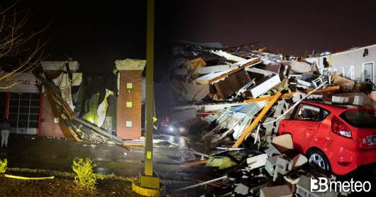 Deadly tornadoes tore through Tennessee: 6 casualties, two dozens were injured and buildings were destroyed
