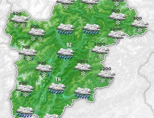 Meteo Trentino Alto Adige. Peggiora per Capodanno con un po’ di neve in montagna