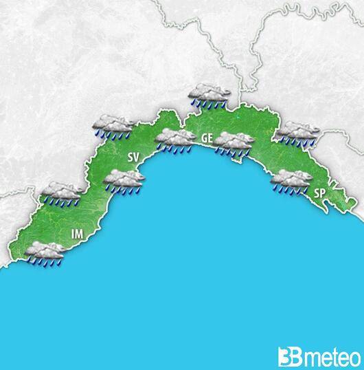 Meteo Liguria: molte nubi e deboli piogge sul centro-levante entro giovedì grasso; tra 9 e 11 maltempo diffuso