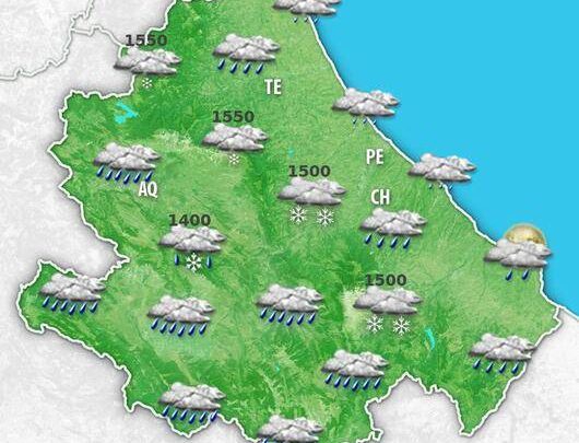 Meteo Abruzzo. Da venerdì venti di Garbino in rinforzo e clima mite, poi qualche pioggia nel weekend