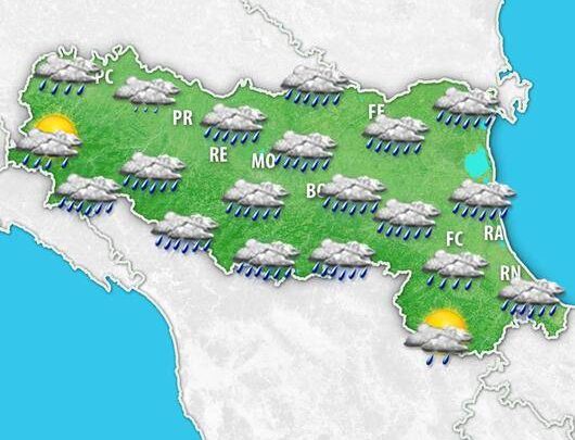 Meteo Emilia Romagna. Da giovedì perturbazione atlantica con prime piogge. Rovesci anche temporaleschi venerdì, un po’ di neve in montagna e tempo a tratti instabile almeno fino al weekend