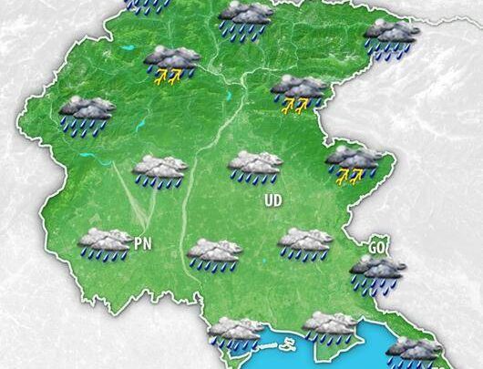 Meteo Friuli Venezia Giulia. Arriva la perturbazione atlantica, piogge anche intense venerdì e tanta neve in montagna. A tratti instabile fino al weekend
