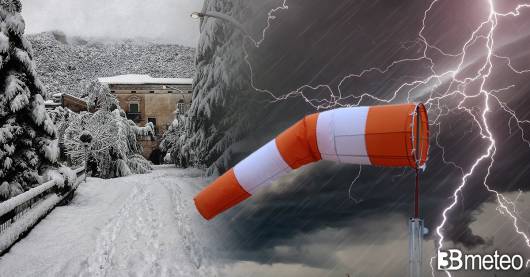 Meteo Centro – venerdì intensa perturbazione atlantica, piogge diffuse e neve in Appennino