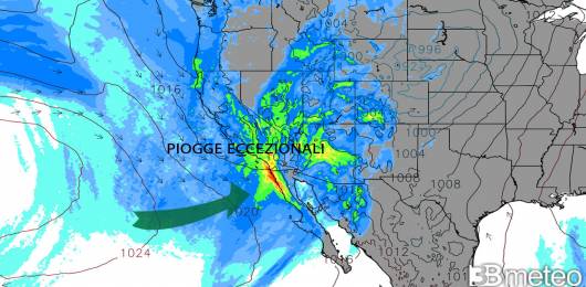 Cronaca meteo. I Fiumi atmosferici sferzano la California con piogge record e venti di tempesta. Almeno tre vittime