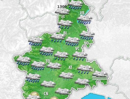 Meteo Piemonte – Da giovedì torna la pioggia e la neve sulle Alpi. Dettagli