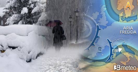 Meteo Nord-Italia. Nuovo maltempo nel weekend, piogge anche intense e tanta neve sulle Alpi