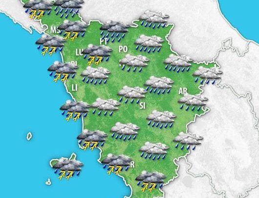 Meteo Toscana. Tra venerdì e il weekend due perturbazioni in transito con piogge, temporali e neve sull’Appennino