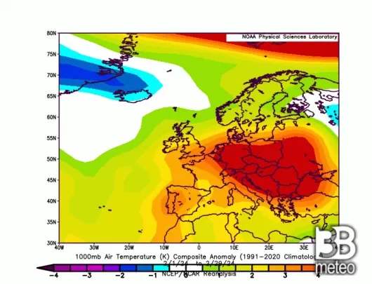 Temperature records for February 2024: one of the warmest in Europe