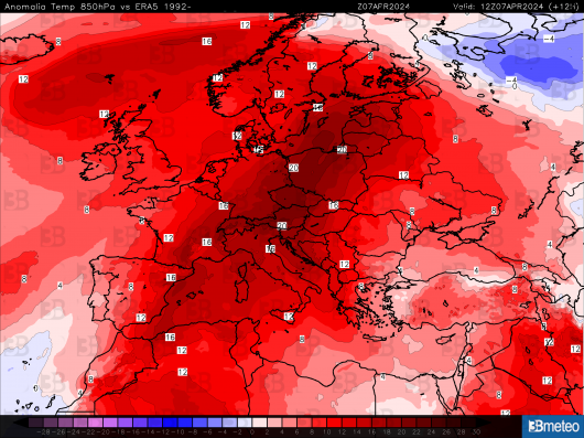 Cronaca meteo – Caldo anomalo su mezza Europa, frantumati decine di record mensili e storici