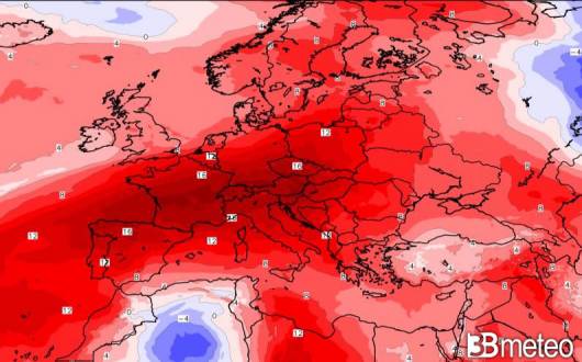 Cronaca meteo Europa – Ennesima giornata di ordinaria follia climatica, frantumati centinaia di record di caldo