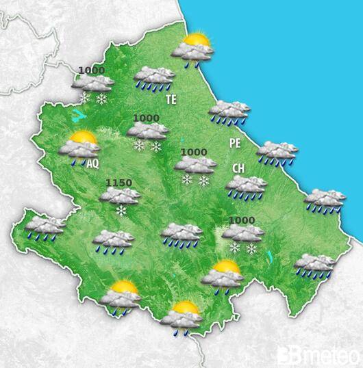 Meteo Abruzzo – Dall’estate al quasi inverno in meno di tre giorni. In arrivo temporali, grandine, neve e sensibile calo delle temperature