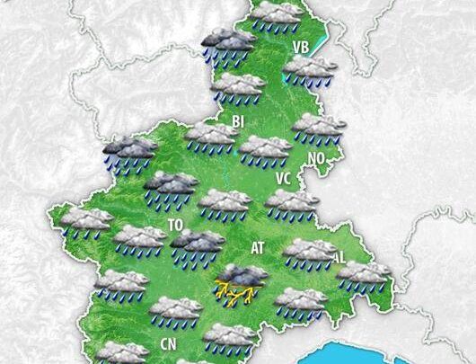 Meteo Piemonte. Imminente peggioramento, dal primo maggio piogge e temporali anche forti