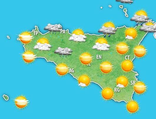 Meteo Sicilia. Piogge di fatto assenti in settimana e clima mite. La siccità continua sulla nostra regione