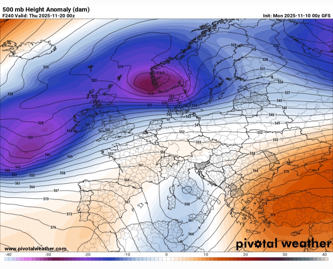 Svolta meteo 20 novembre