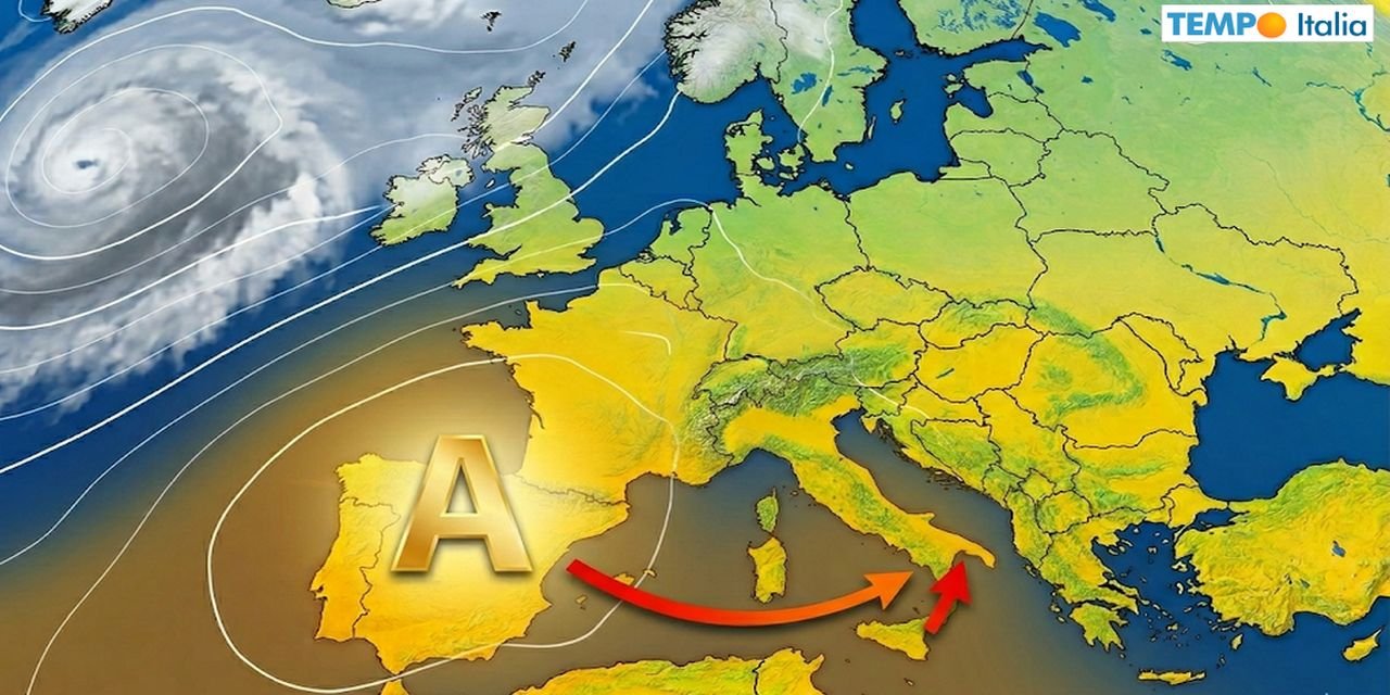 S'intravede l'anticiclone in prospettiva