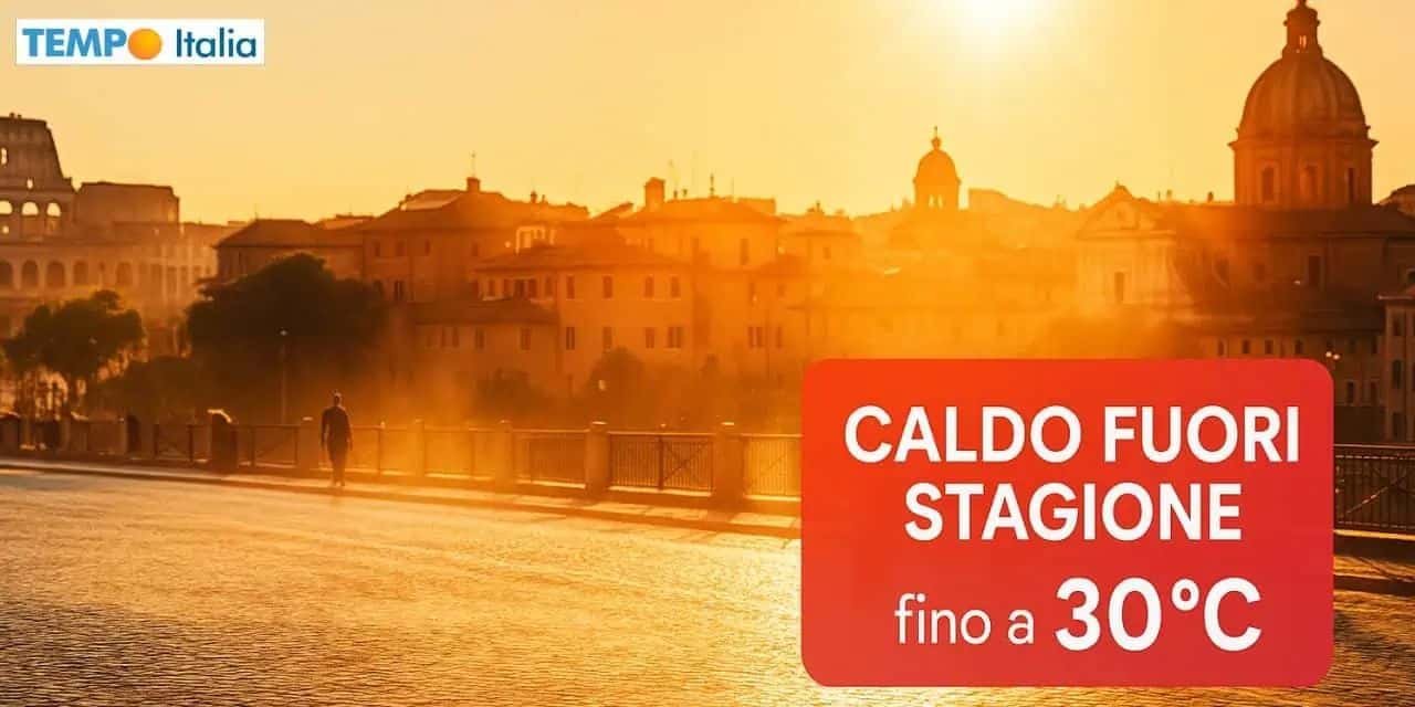 Fine Settembre caldo per il periodo