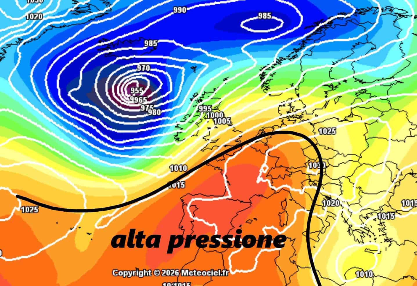 Ritorno dell'Alta Pressione da Mercoledì 28 sull'Italia: stop piogge e clima mite 9 altapre1