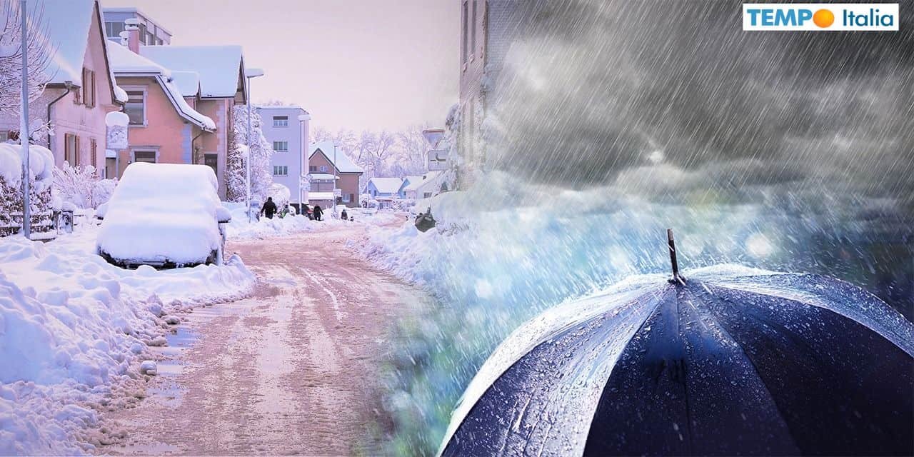 Un'occasione sprecata, in inverno sarebbe stata neve in molte zone a quote basse