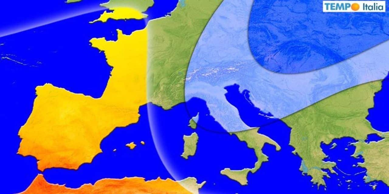 Da fine ottobre temperature previste in picchiata