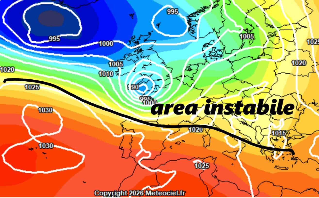 Ritorno dell'Alta Pressione da Mercoledì 28 sull'Italia: stop piogge e clima mite 8 insta
